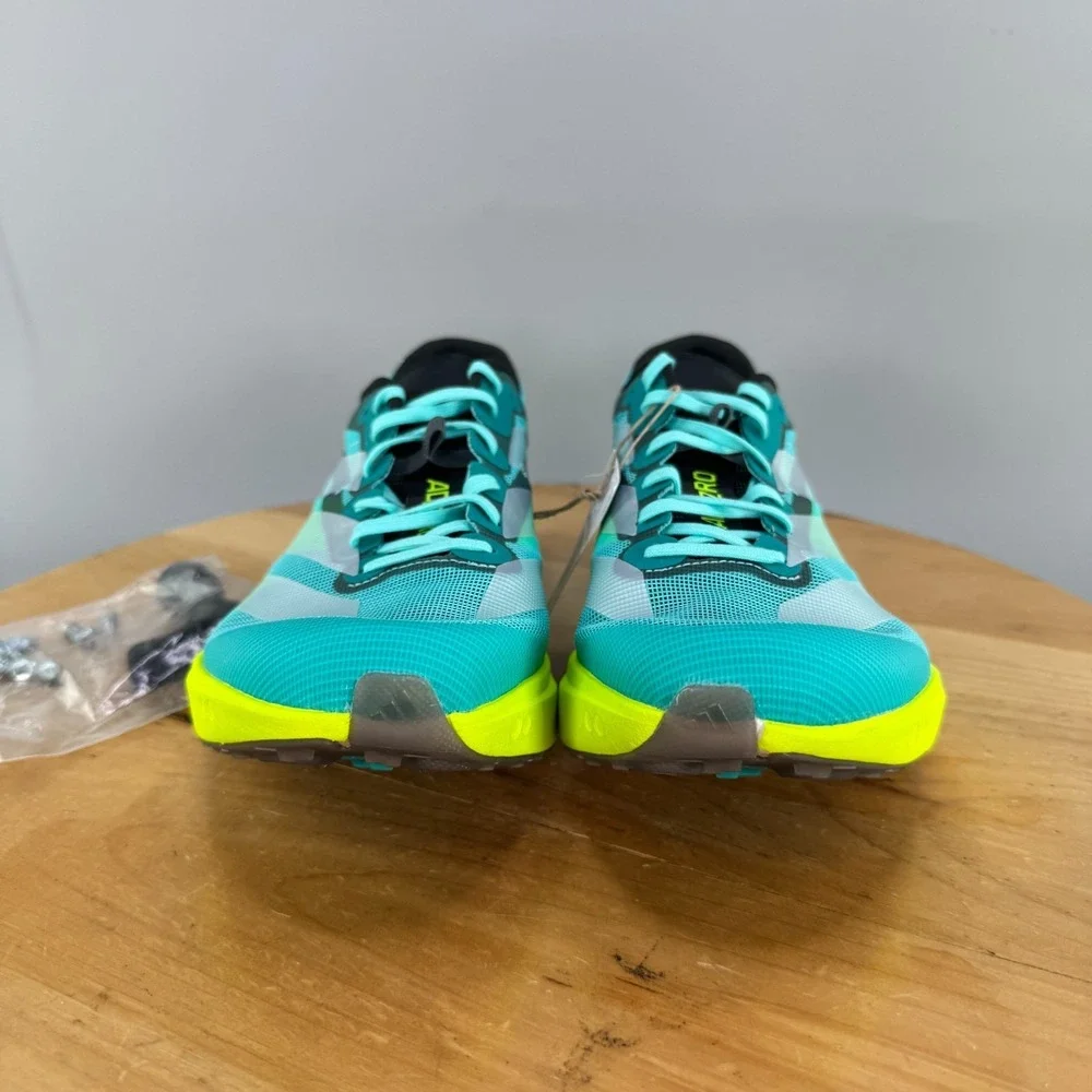 Mens‎ 8.5 /  Womens 9.5 - Adidas Adizero Avanti XC Track Spikes Aqua Blue NEW
